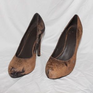 Ash Calf hair heels